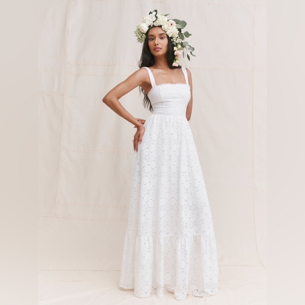Reformation Reggio Dress Wedding Graduation